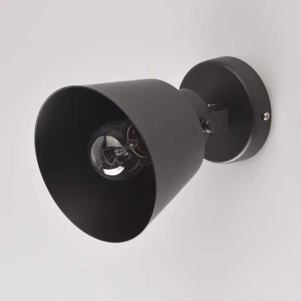 Brilagi - Faretto da parete TECHNO 1xE27/60W/230V nero