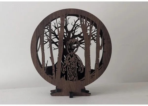 Li-Go 23613/DUB2 - Lampada da tavolo decorativa LED dimmerabile LED/12W/230V 20x22 cm rovere