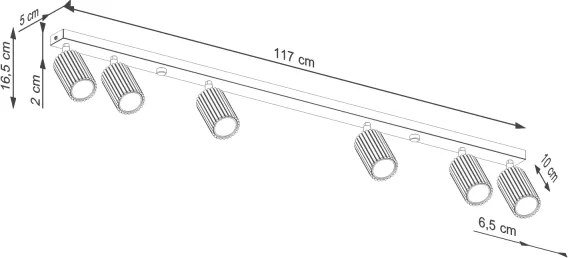 Brilagi - Faretto LED CRESTO 6xGU10/10W/230V rosa
