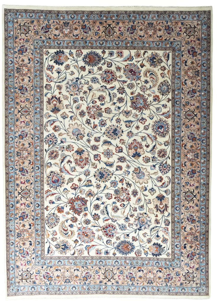 Kashmar Tappeto persiano 340 x 250 Beige (Iran) Annodato A Mano