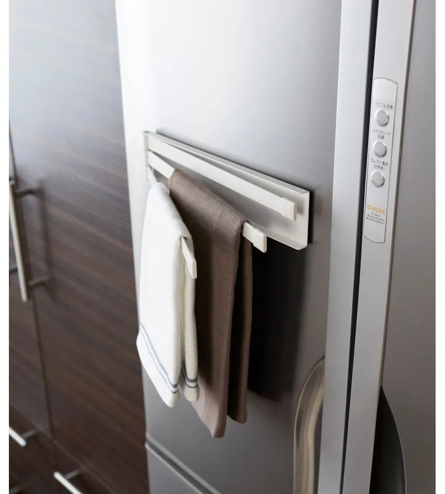 Porta asciugamani magnetico inclinabile bianco Tower - YAMAZAKI