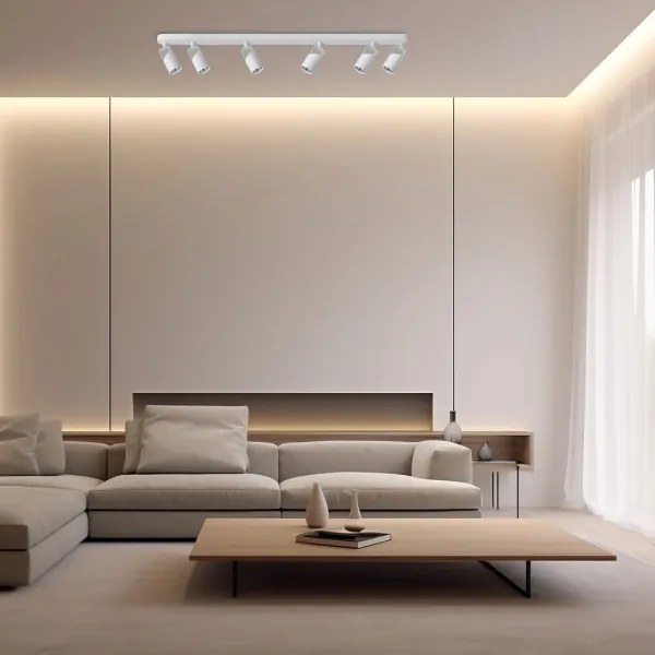 Faretto NEO 6xGU10/8W/230V bianco