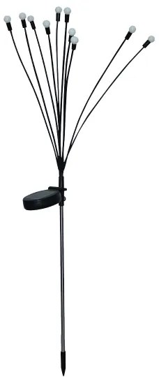 LED Luce solare decorativa 10xLED/1,2V 3000K 73 cm 600 mAh IP44