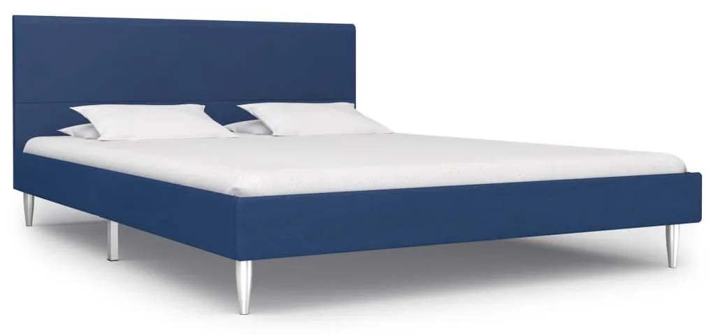 Giroletto Senza Materasso Blu 150x200 Cm İn Tessuto /