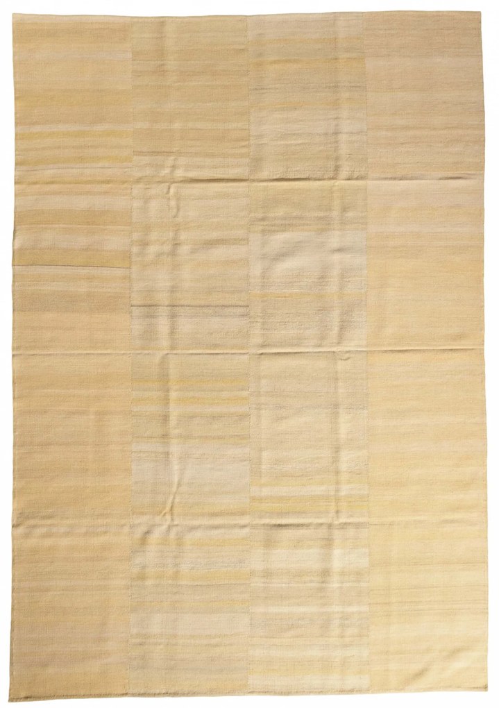 Kilim Tappeto persiano 320x220 Giallo (Iran) Tessuto A Mano