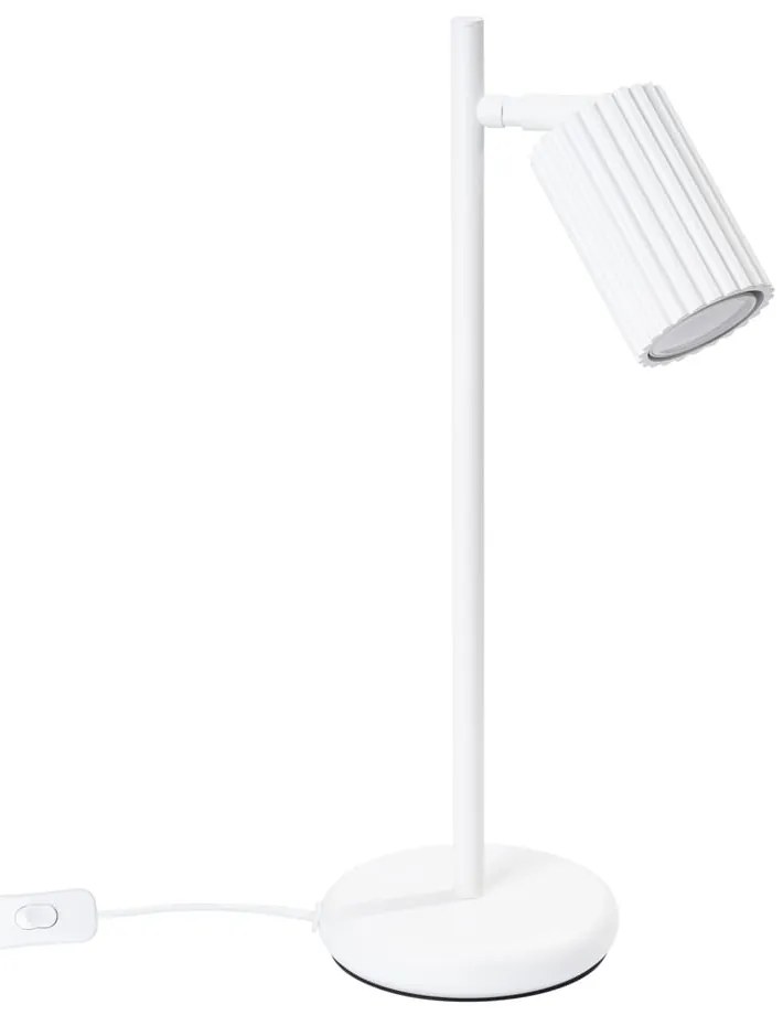 Lampada da tavolo bianca (altezza totale 43 cm) Gleam – Sollux