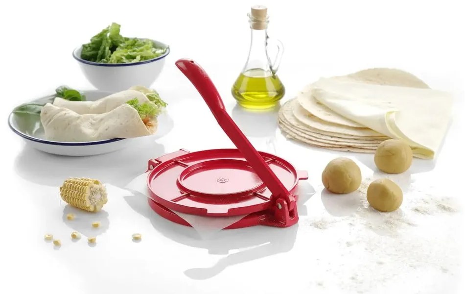 Pressa per tortilla rossa - Hendi