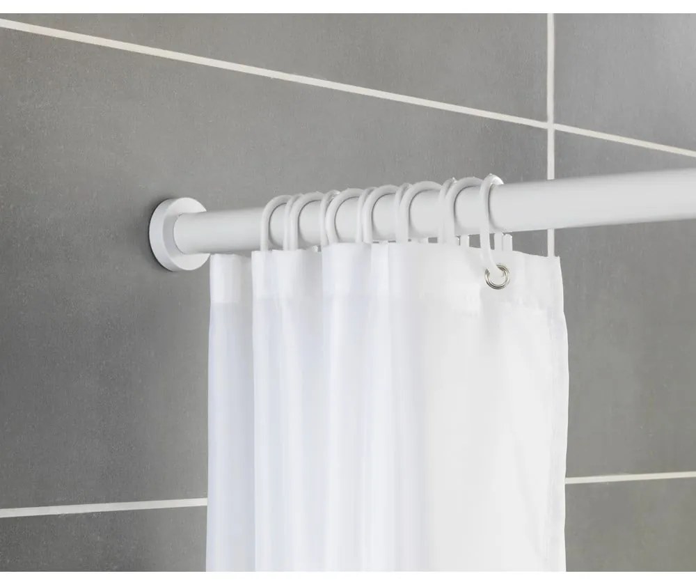 Asta da bagno telescopica bianca, lunghezza 110-185 cm Luz - Wenko