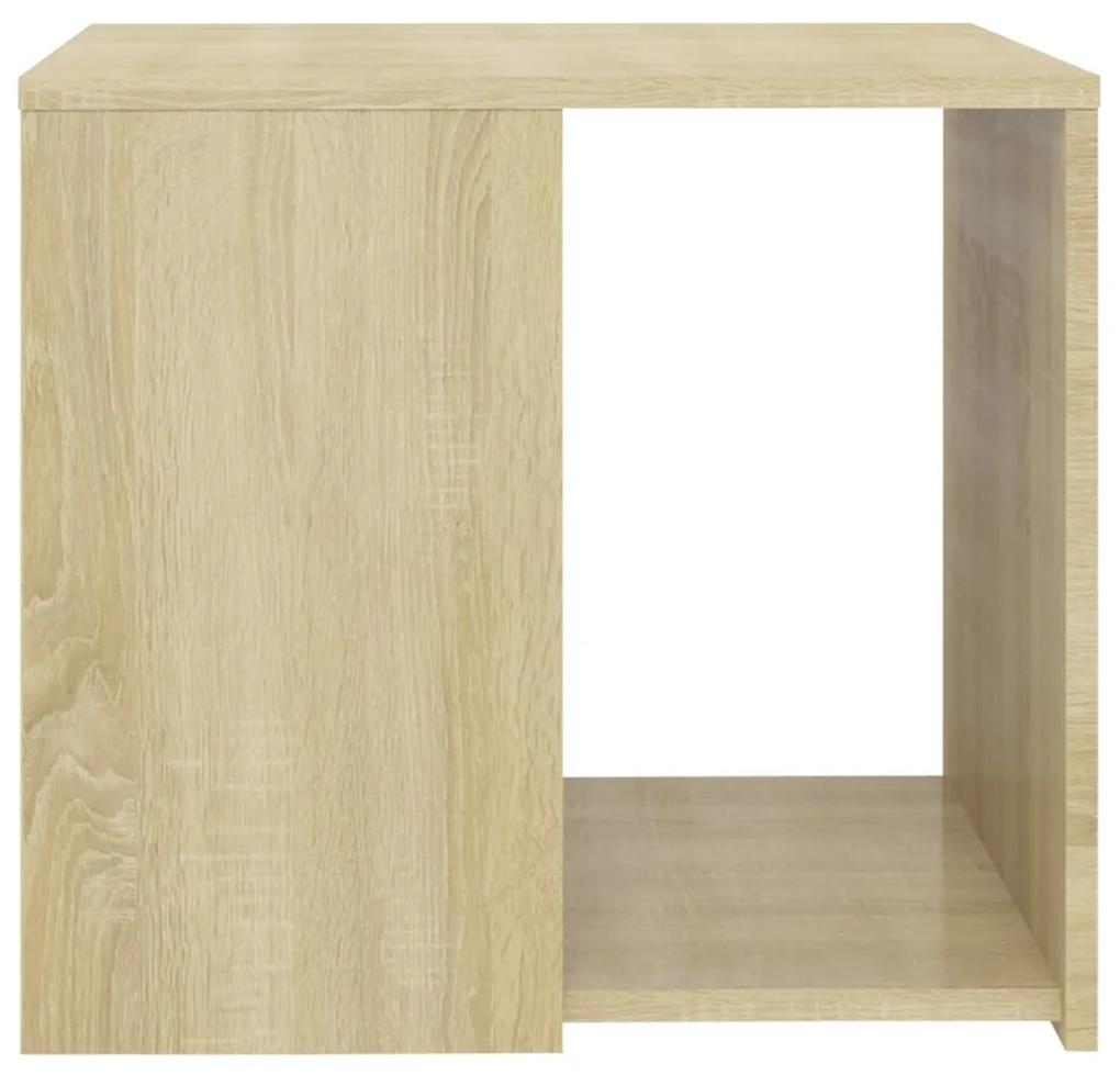 Tavolino rovere sonoma 50x50x45 cm in truciolato