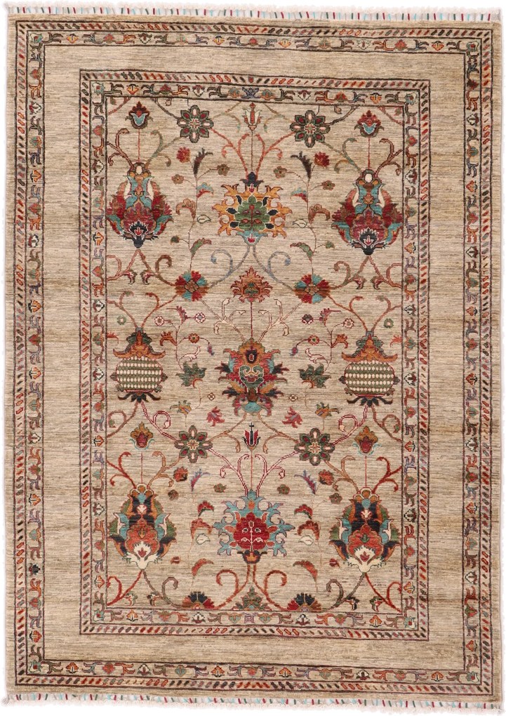 Samarkand Tappeto 220 x 160 (Afghanistan) Annodato A Mano