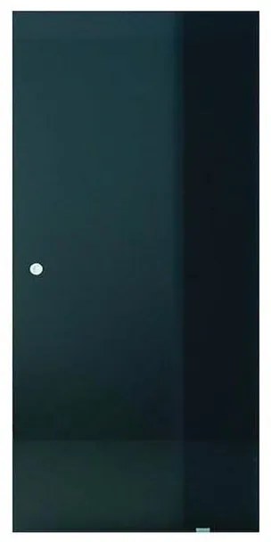 Anta per porta scorrevole Fumè satin in cristallo L 96 x H 215 cm sp.8 mm reversibile
