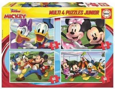 Puzzle Educa 80 Pezzi (20 + 40 + 60 + 80 pcs)