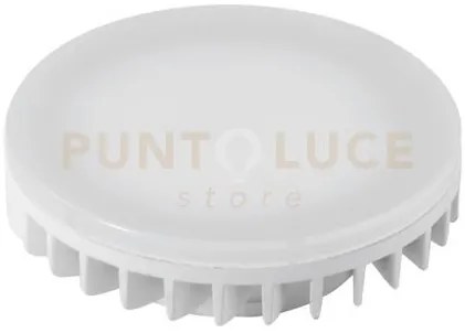 Gla310c- lampadina gx53 in ceramica bianca 3000k 750lm 9w d.7,5cm
