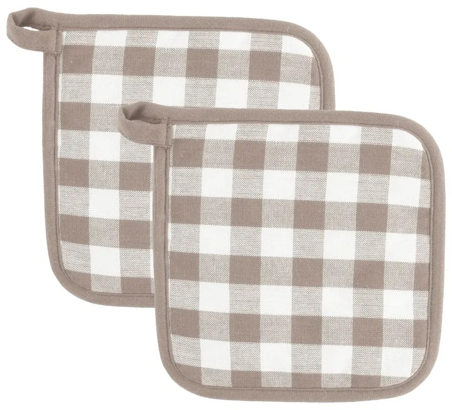 Presine in set in cotone 2 pz Gingham – Tiseco Home Studio