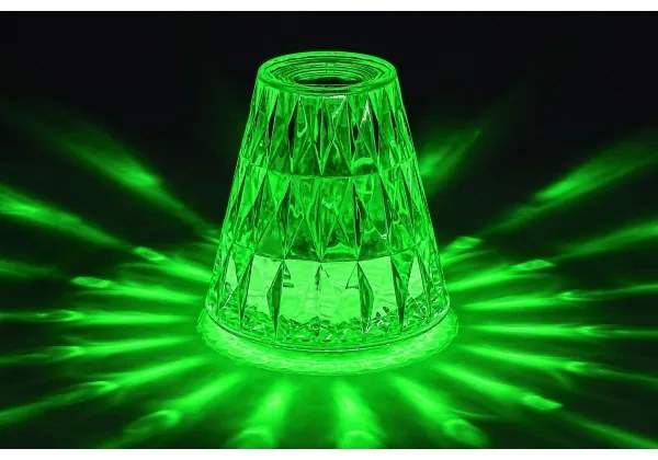 Rabalux 76004 - LED RGB Lampada da tavolo ricaricabile dimmerabile SIGGY LED/2W/5V 3000K