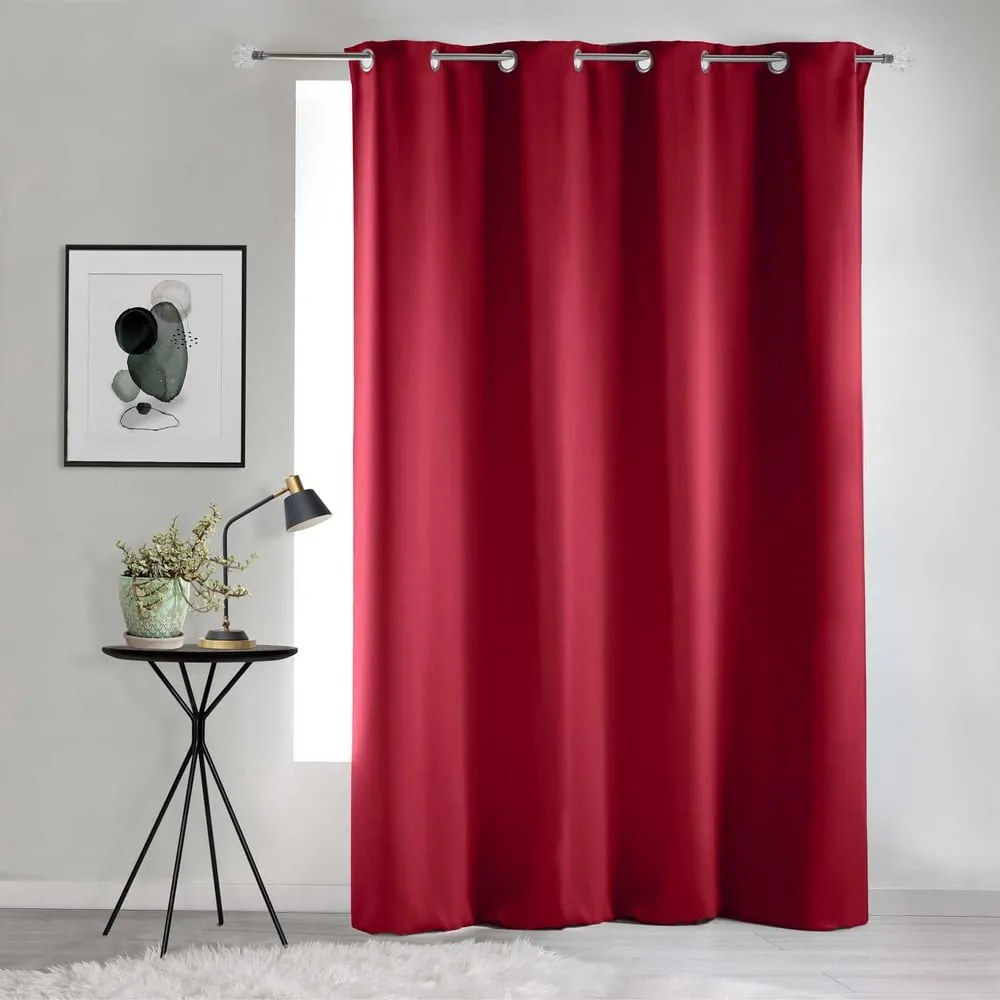 Tenda oscurante rossa 135x240 cm Occult - douceur d'intérieur