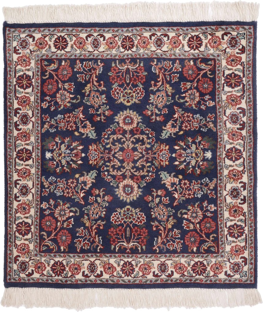Sarouk Tappeto orientale 90x90 (Indian) Annodato A Mano