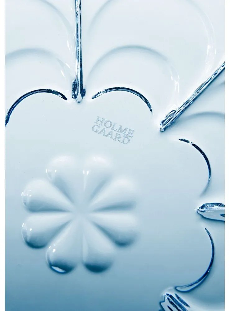 set di 2 piatti da dessert in vetro azzurro ø 16 cm Lily - Holmegaard