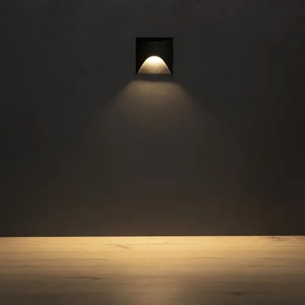 Kanlux 39127 - Apparecchio LED per scale EXIN LED/2,5W/230V 3000K IP65 nero hr.