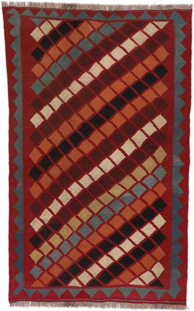 Kilim Tappeto 260x160 (Iran) Tessuto A Mano