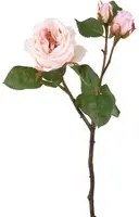 Set 4 Rami Artificiali Rose Romantica a 3 Diramazioni Altezza48 cm