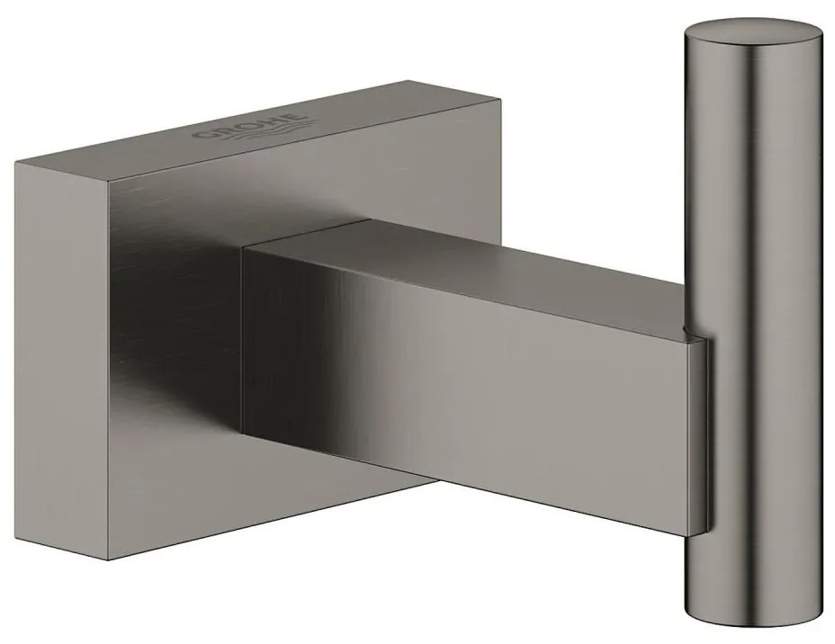 GROHE 40511AL1 - Gancio per accappatoio ESSENTIALS CUBE grafite