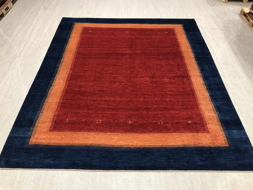 Loribaft Tappeto persiano 300 x 350 Rosso (Iran) Annodato A Mano