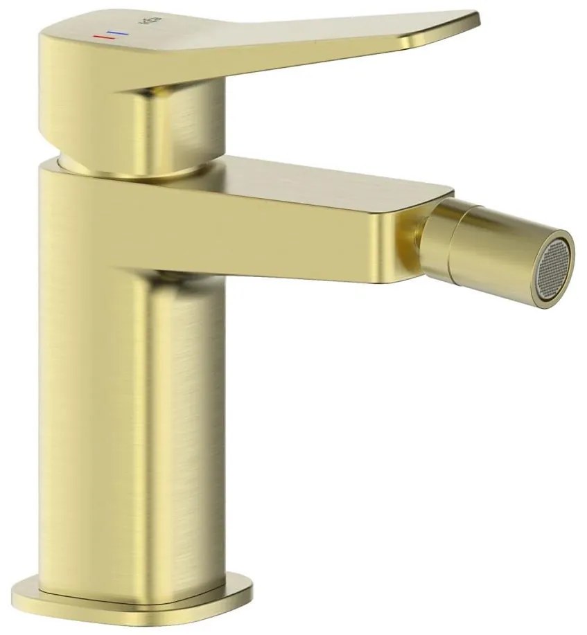 KFA Armatura 4527-015-31 - Miscelatore per bidet + scarico MALAGA oro spazzolato