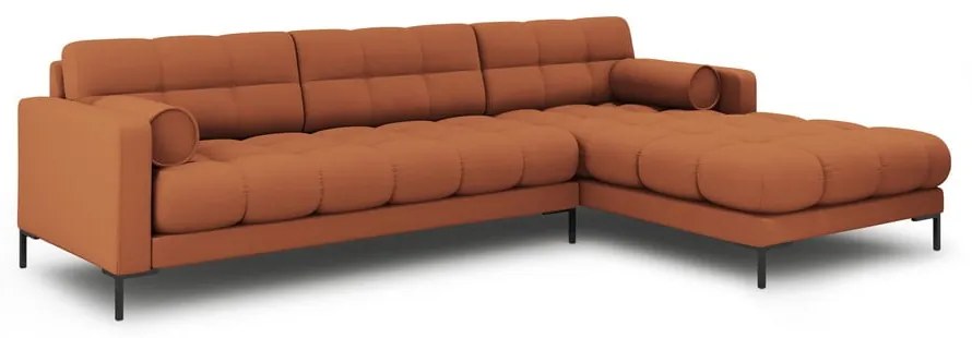 Divano angolare color mattone (angolo destro) Bali - Cosmopolitan Design