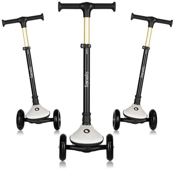 Lionelo - Monopattino per bambini MEY 3xAAA beige sabbia