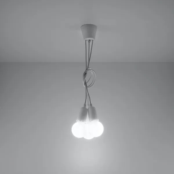 Lampadario a sospensione con filo DIEGO 3xE27/60W/230V