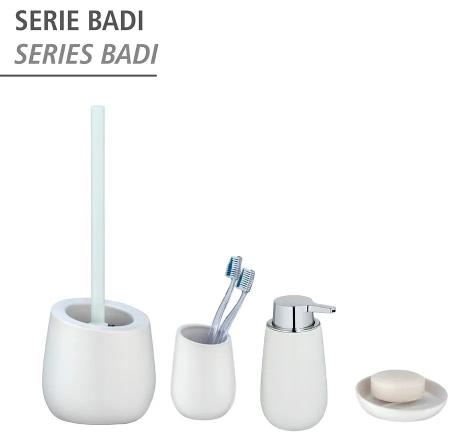 Distributore di sapone in ceramica bianca Badi - Wenko