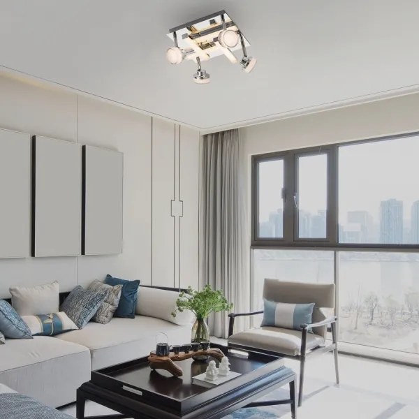 Rabalux 5638 - Luce Spot a LED da soffitto PADMA 4xLED/5W/230V + 4xLED/3W/230V