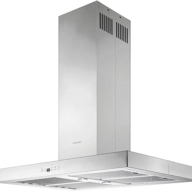 Cappa ad isola 4110 SILVERLINE argento L 90 cm