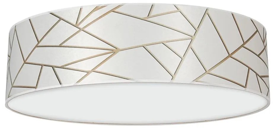 Plafoniera ZIGGY 3xE27/60W/230V bianca/oro