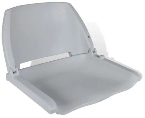 Sedile per Barca Pieghevole senza Cuscino Grigio 48x51x41 cm