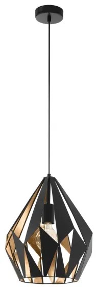 Eglo 49931 - Lampada a sospensione CARLTON 1 1xE27/60W/230V