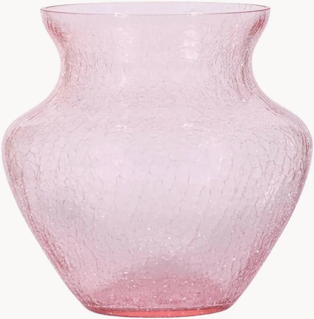 Vaso in vetro soffiato Frosty Dahlia