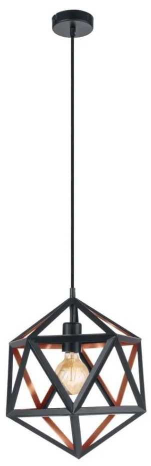 Eglo 43348 - Lampadario a sospensione con filo EMBLETON 1 1xE27/60W/230V