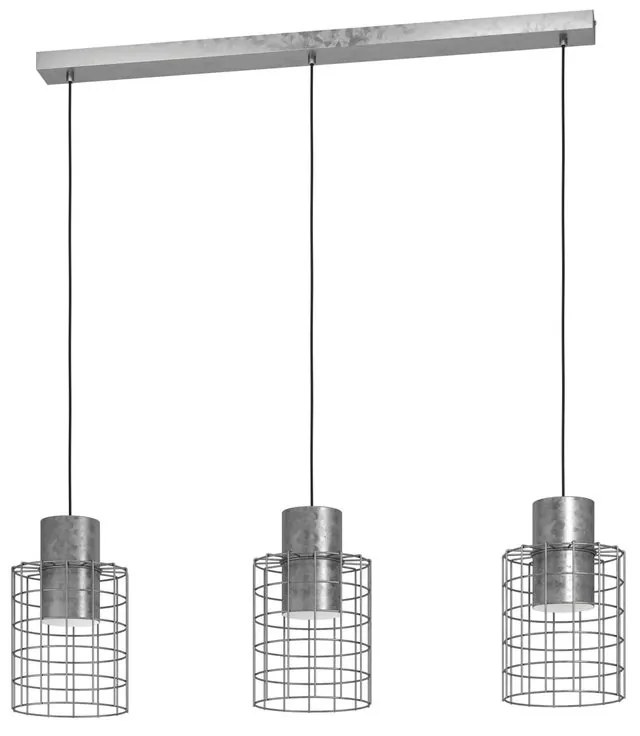 Lampadario Moderno Milligan bianco  3x E27 EGLO