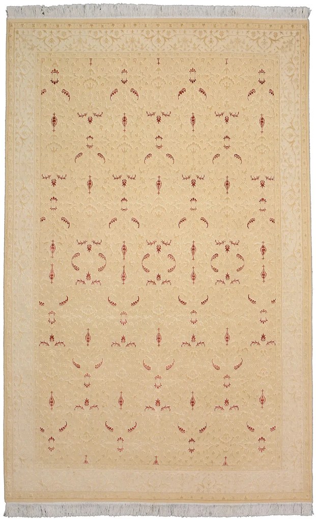 Tabriz Tappeto 260 x 170 Beige (Indian) Annodato A Mano