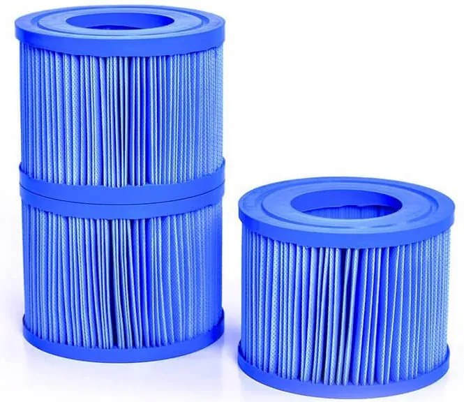 Set 3 Cartucce Filtro Antibatteriche per Piscina Idromassaggio NetSpa Vita e Octopus...