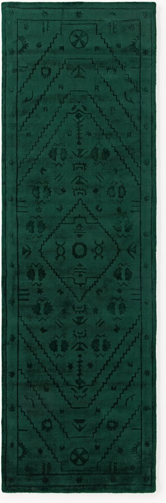 Passatoia in viscosa intrecciata a mano Shaila