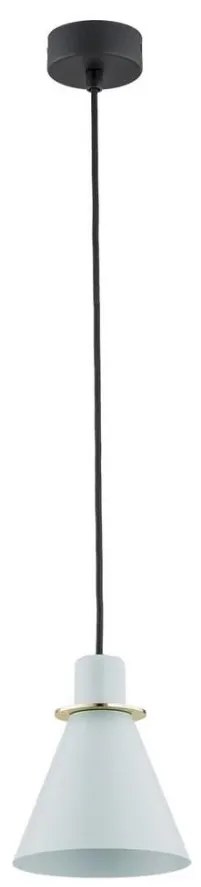 Argon 4682 - Lampadario su filo BEVERLY 1xE27/15W/230V blu/oro