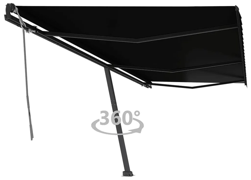 Tenda Da Sole Autoportante Manuale 600x350 Cm Antracite /