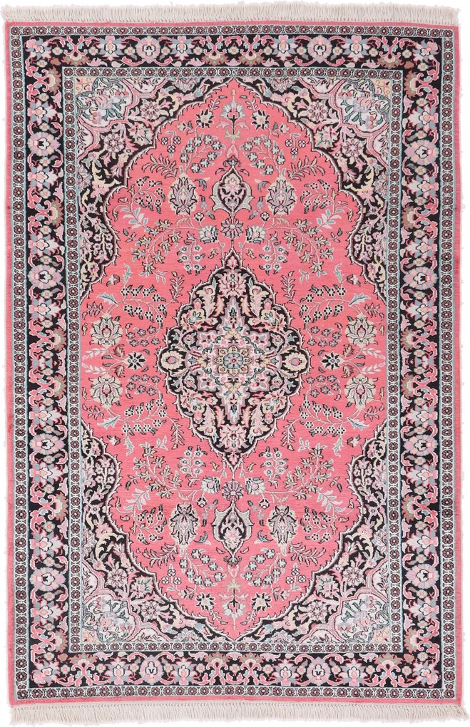 Cashmere Silk Tappeto 180 x 120 (Indian) Annodato A Mano
