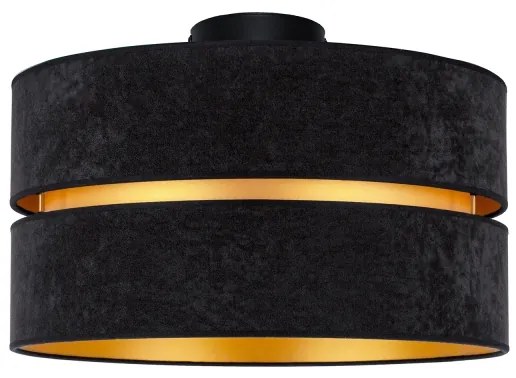 Duolla - Plafoniera DUO 1xE27/40W/230V diametro 40 cm nero/oro