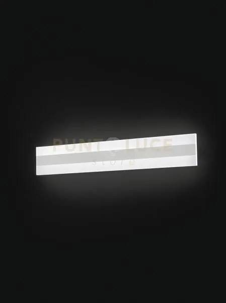 Applique in metallo e plexiglass bend led 30w 3000k cri?80 220-240v...