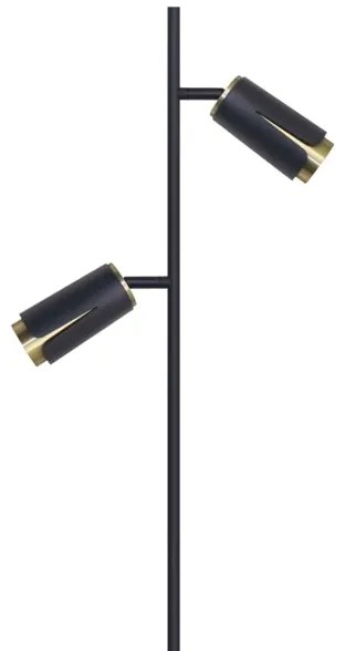 Lampada con piedistallo FIORE 2xGU10/8W/230V nero