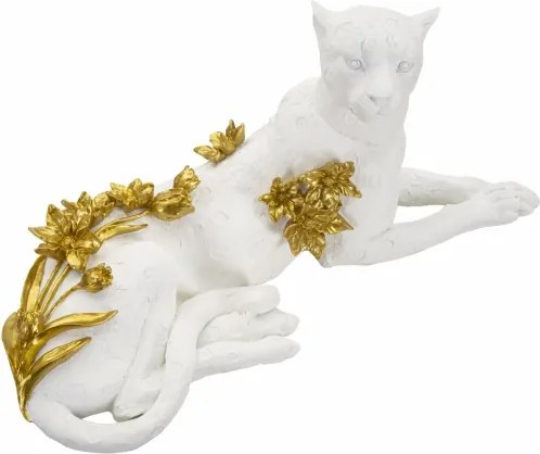 Leopardo White/Gold Cm 53X21,5X24